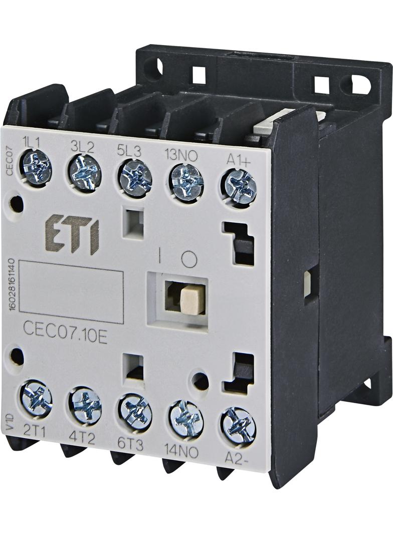 Stycznik silnikowy miniaturowy CEC07.10-400V-50/60HZ 004641055 ETI