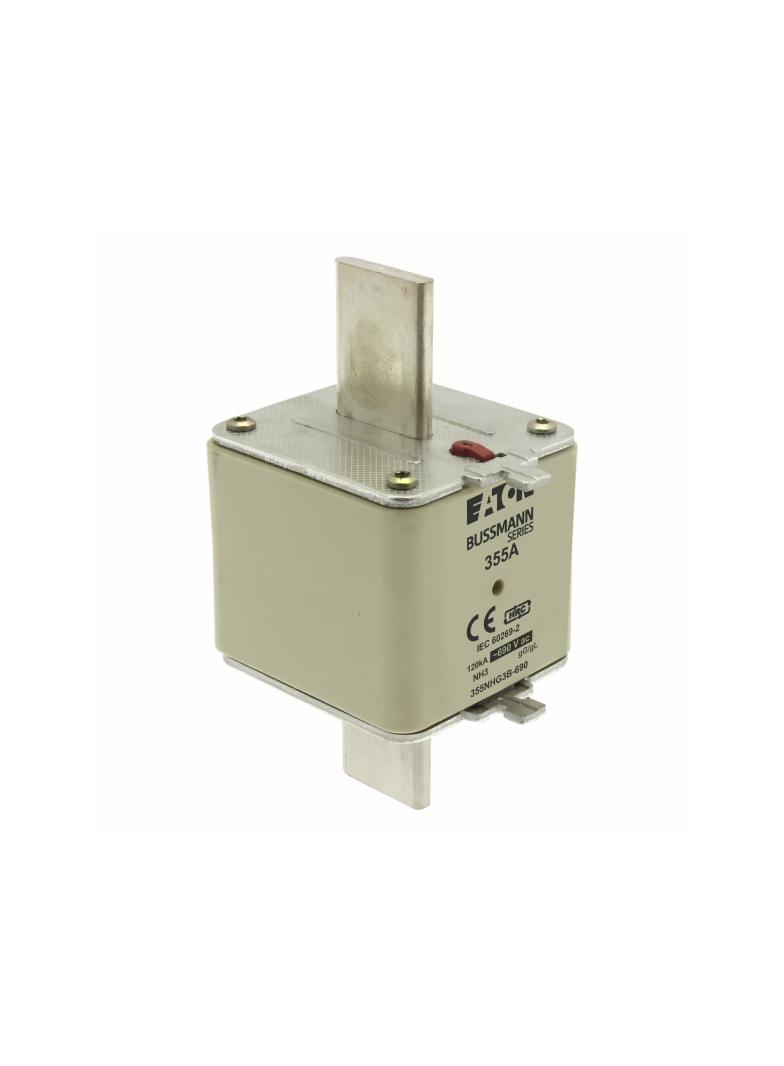 NH FUSE 355AMP 690V gG SIZE 3 Wkładka NH3 355A 690V GL/GG podwójny wskaźnik 355NHG3B-690 EATON
