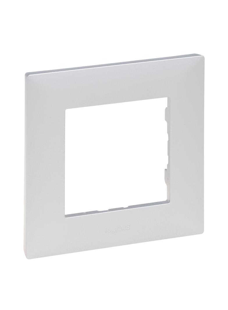 Niloe Step Ramka Pojedyncza 1X- Kolor Aluminium 863391 LEGRAND