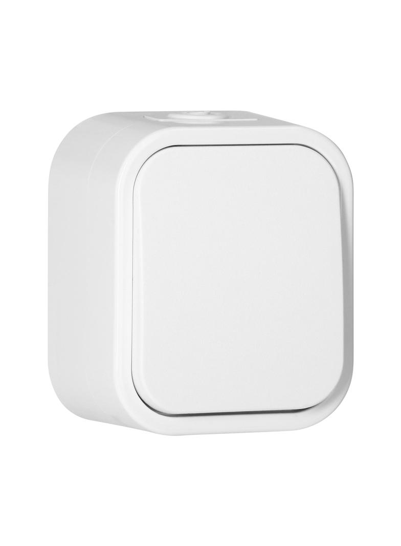Przycisk natynkowy dzwonek B2, 10A, 250V, IP54, WNT-6/7B2, biały OR-OE-7804/W ORNO