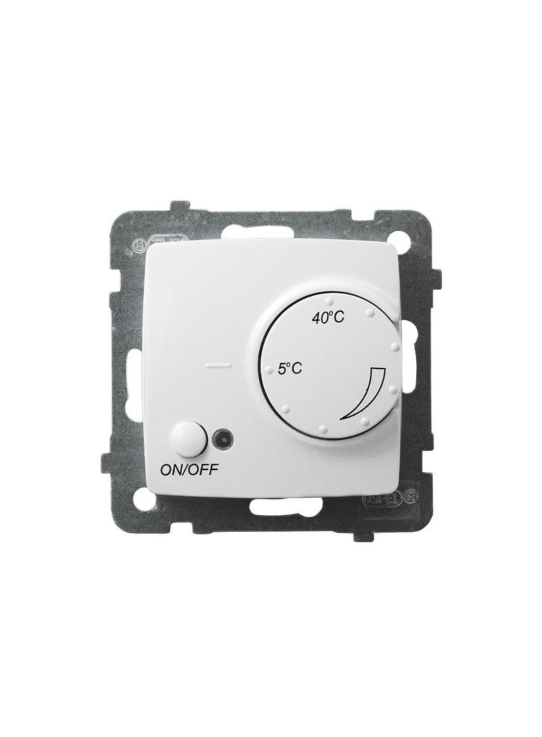 KARO Regulator temperatury z czujnikiem napowietrznym kolor biały RTP-1SN/m/00 OSPEL