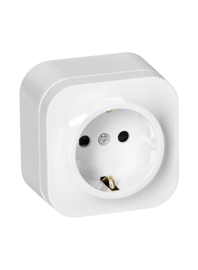 Gniazdo pojedyncze natynkowe ToDo 2P+Z Schuko IP20 biały OR-OE-7205(GS)/W ORNO