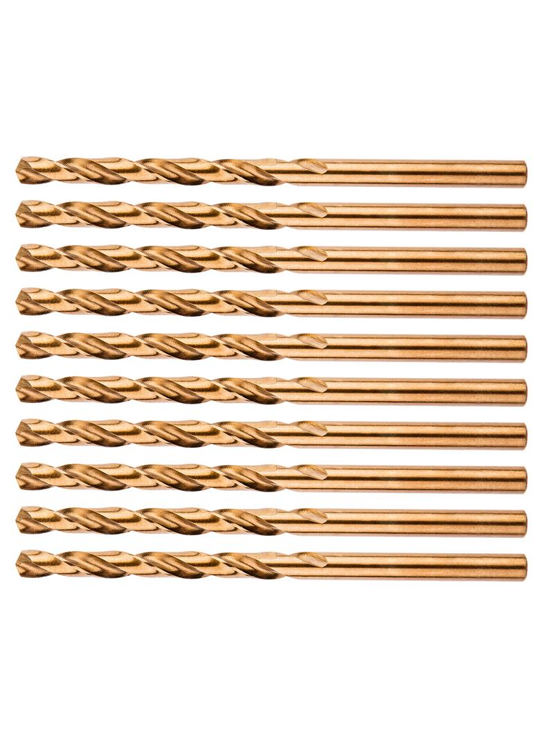 Wiertła do metalu HSS-Co 4.8 mm, 10 szt.