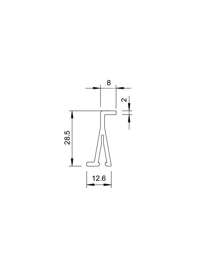 2371 PRZEGRODA 40X2000MM