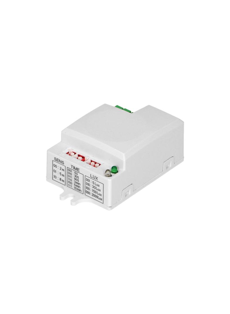 Mikrofalowy czujnik ruchu mini 360/180st. z regulacją zworkową IP20 1200W OR-CR-229 ORNO