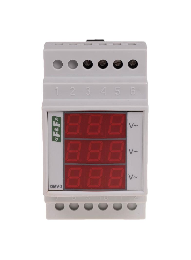 cyfrowy wskaźnik napięcia, trójfazowy DMV-3 true RMS