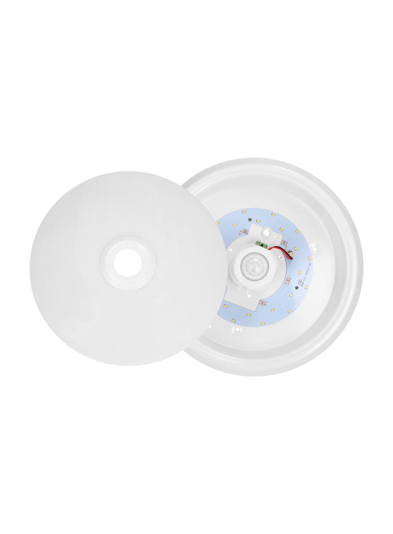 ZONDA LED 12W plafon z czujnikiem ruchu 800lm IP20 4000K poliwęglan mleczny biały AD-PL-349WLPMR4 OR
