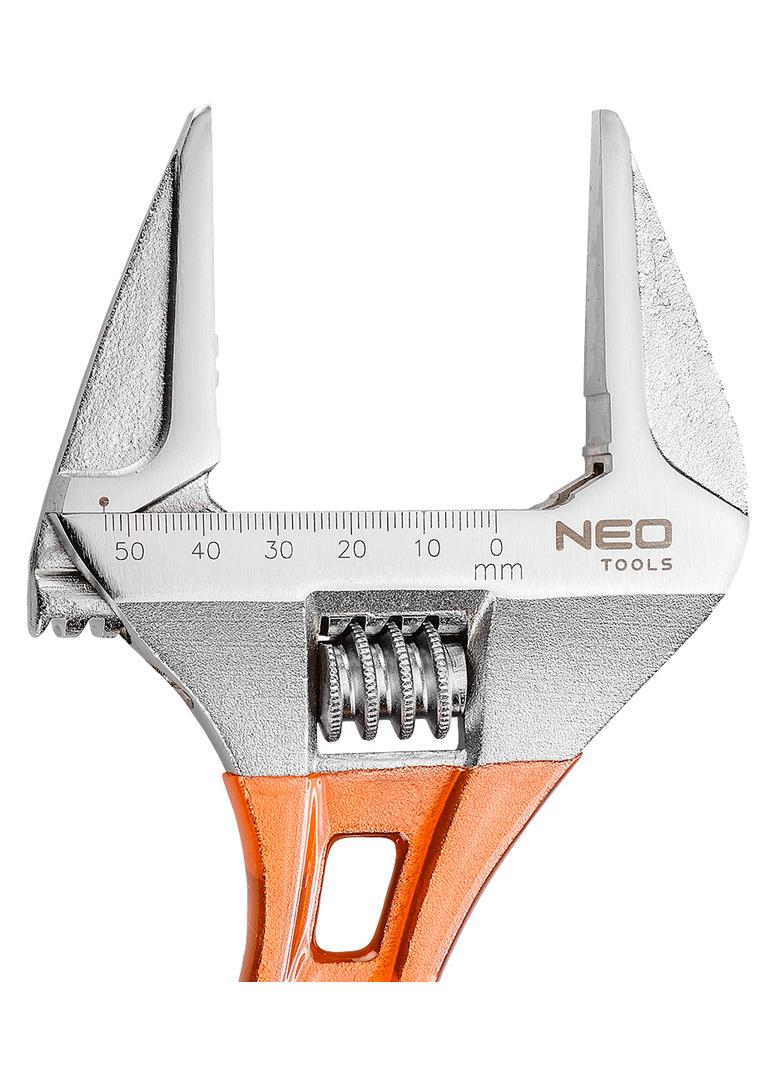 Klucz nastawny krótki 185 mm, zakres 0-53 mm