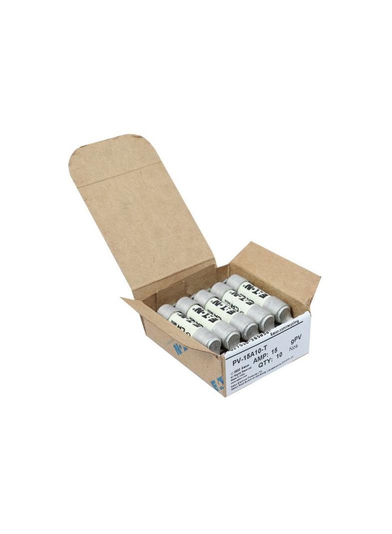 PV-15A10-T Wkładka PV cylindryczna 15A 1000V DC 10x38MM z etykietą PV-15A10-T EATON