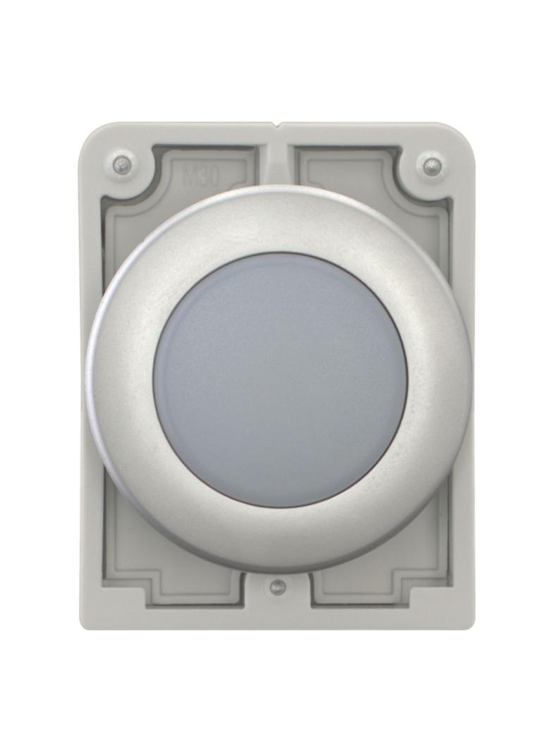 M30C-FL-W Główka lampki sygnalizacyjnej 30mm płaska biała 183287 EATON