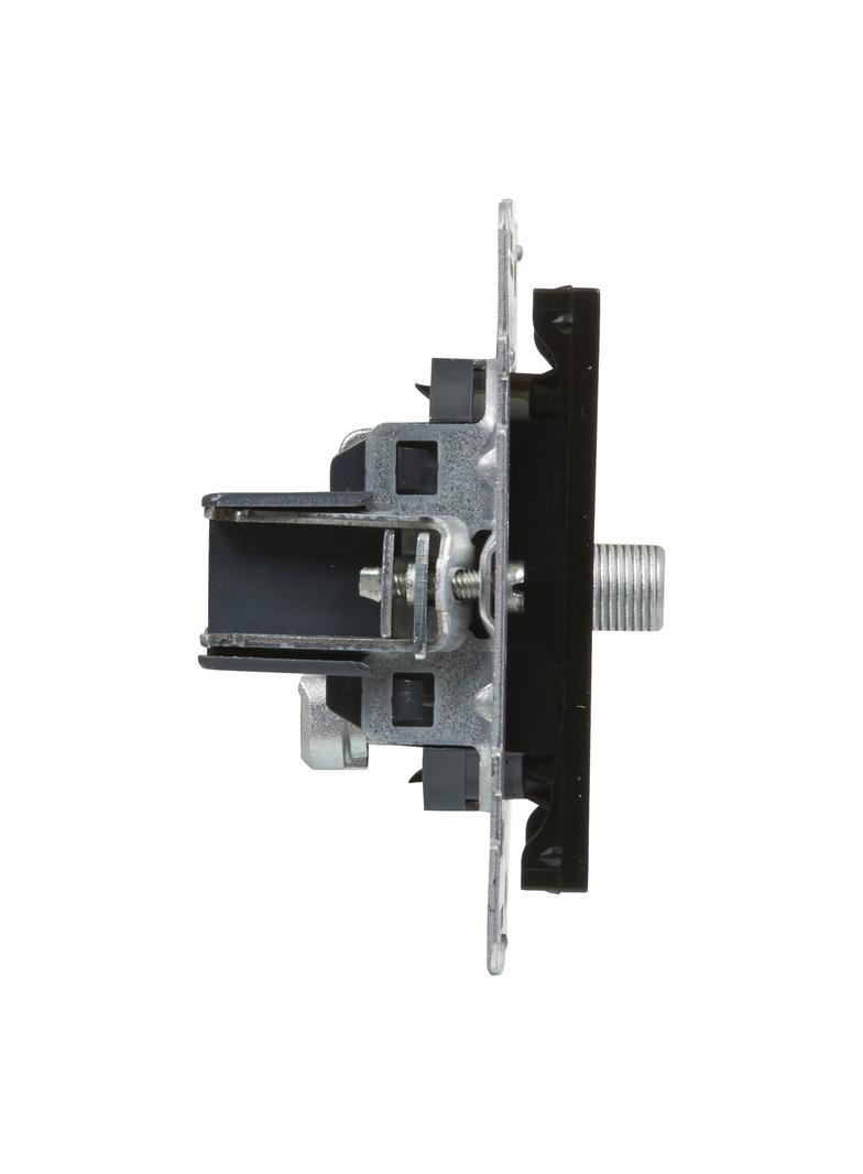 SUNO - Gniazdo TV typ  F  - końcowe - 1.5 dB, Czarny, Legrand