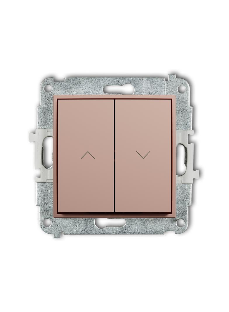 MINI Mechanizm łącznika żaluzjowego z podtrzymaniem łososiowy