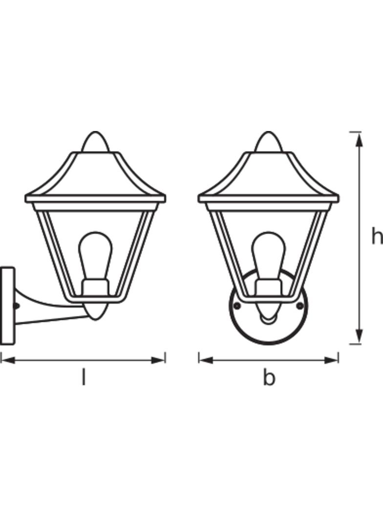 ENDURA® CLASSIC TRADITION ALU Up E27 GD Oprawa zewnętrzna