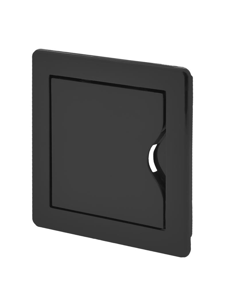 Drzwiczki rewizyjne czarne 10x10 cm plastikowe ID-10/10/B VIRONE