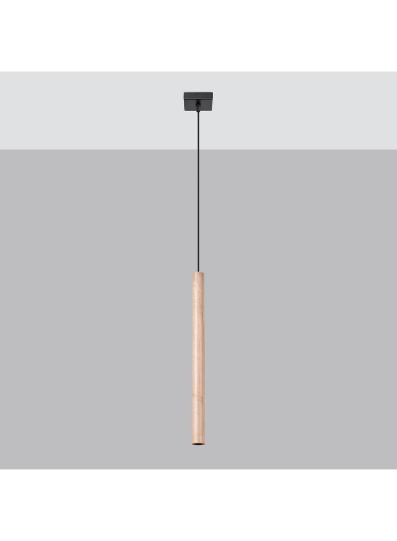 Sollux Lampa wisząca PASTELO 1 drewno SL.1266