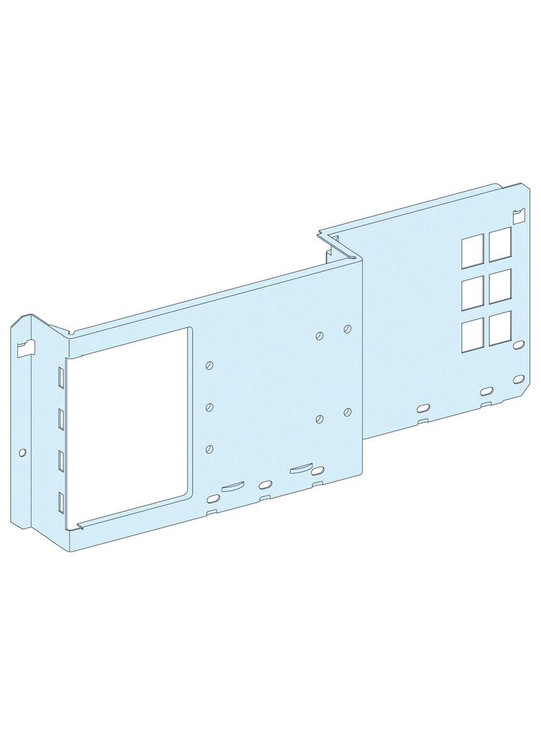 Rozdzielnice PrismaSet, płyta montażowa pozioma na stałe do Compact NSX-INS250