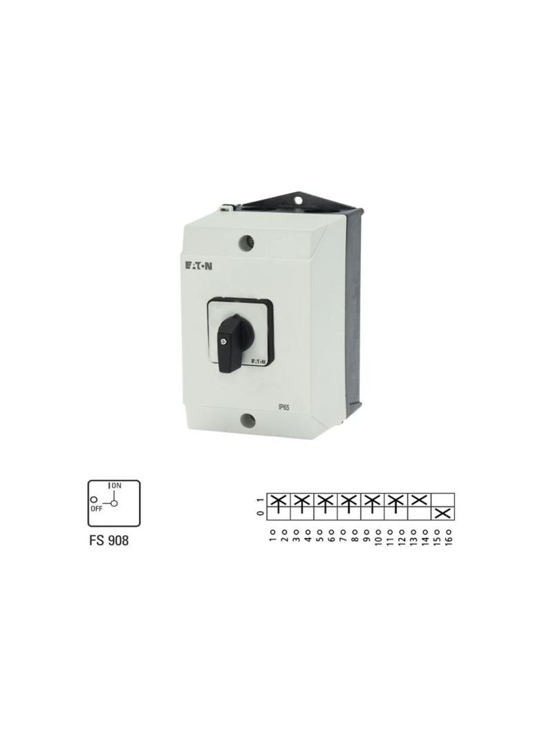 T3-4-15682/I2 Łącznik krzywkowy 32A 13kW 207190 EATON