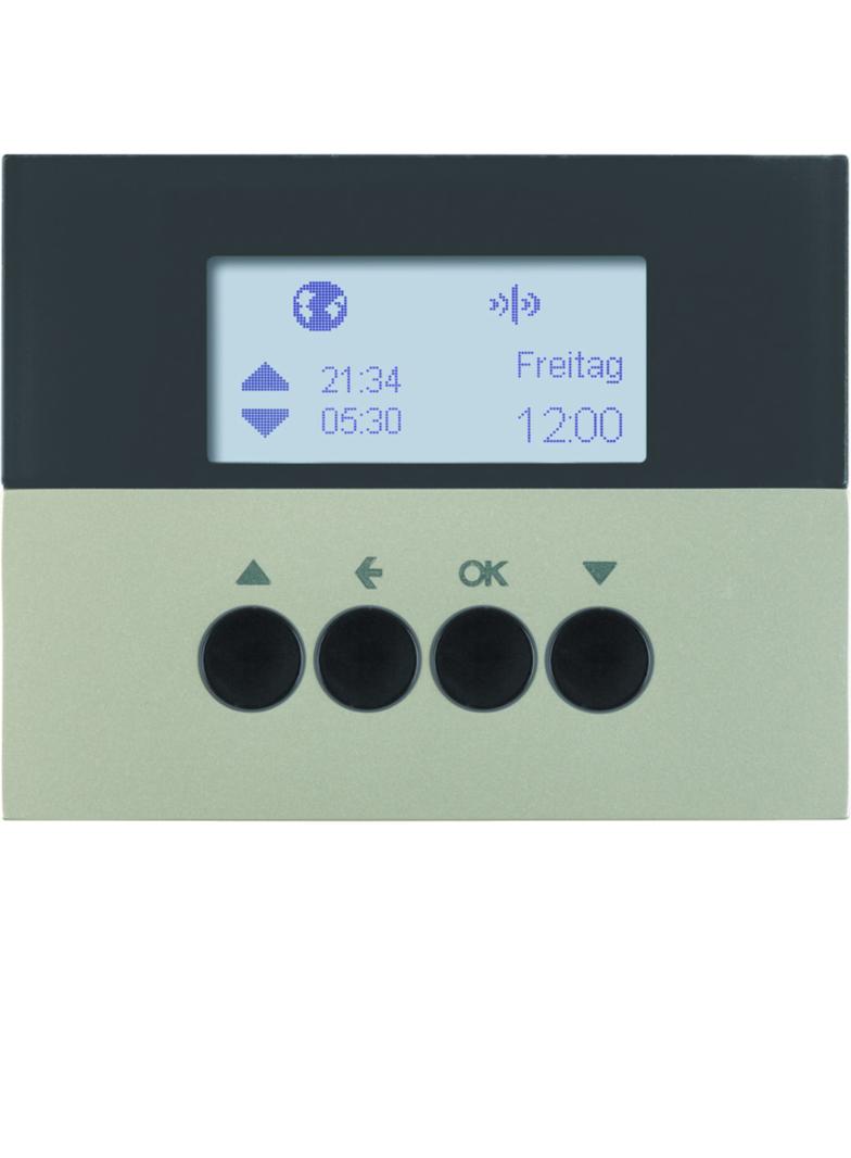BERKER K.5 KNX RF quicklink Łącznik żaluzjowy czasowy do sterownika żaluzjowego i mechanizmu załączającego Berker.Net stal lakierowany 85745173 HAGER