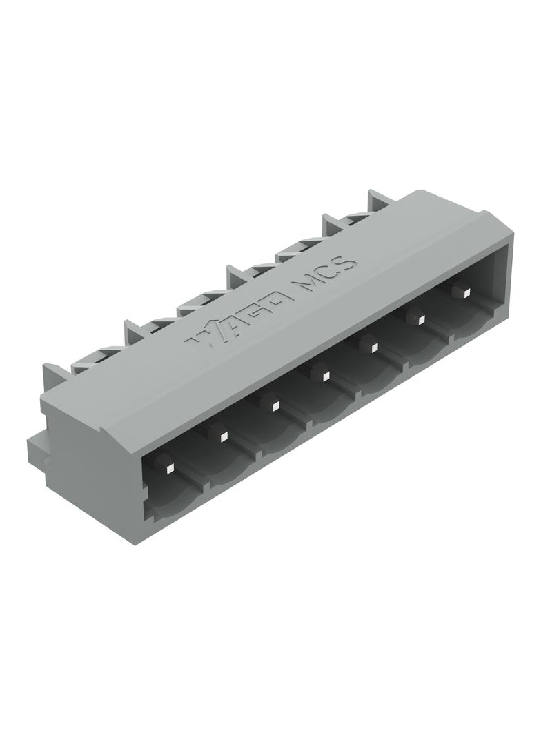 MCS-MIDI Classic wtyk 7-bieg. szary raster 5 mm /100szt./ WAGO
