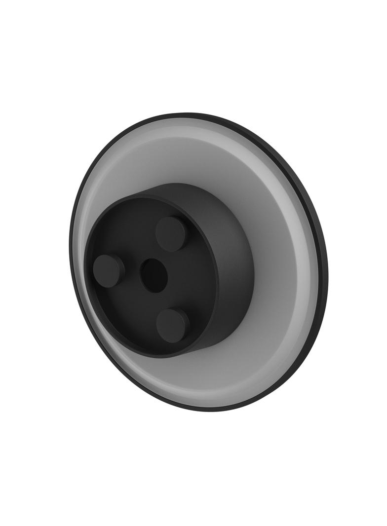 PIATTA 12W CCT 230V IP44 180x47MM CZARNY OKRĄGŁA ELEWACYJNA