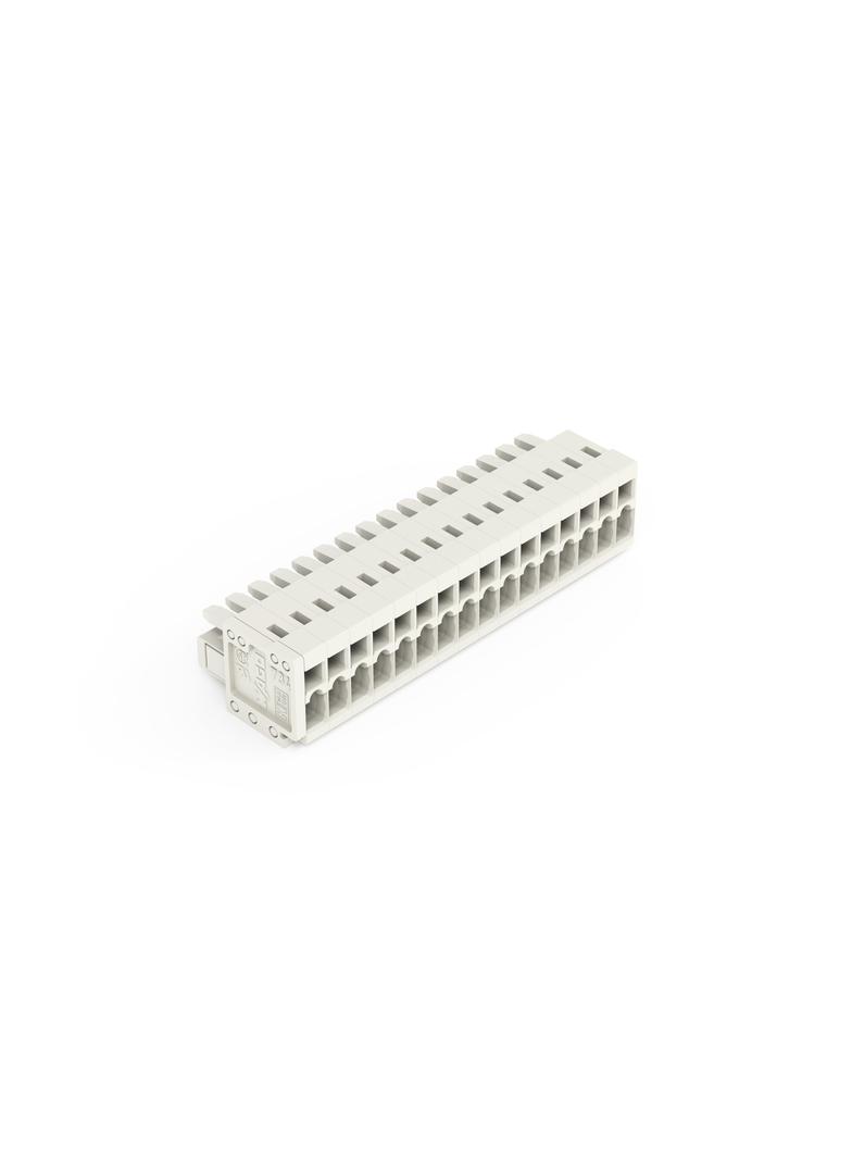 MCS-MINI Classic gniazdo 16-bieg. j-szare raster 3,5 mm /25szt./ WAGO