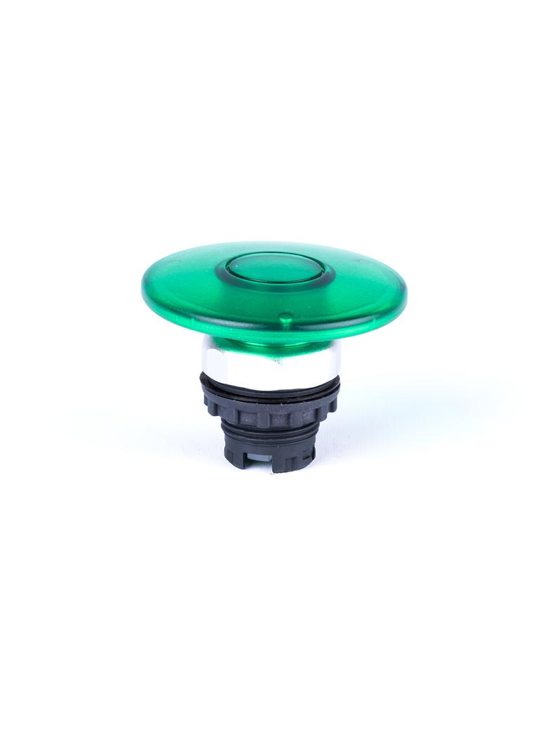 Ex9P1 M6I g Przycisk grzybkowy 60mm z samopowrotem możliwość podświetlenia zielony 105652