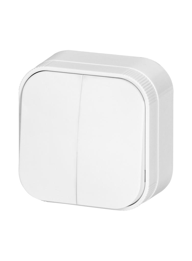 Łącznik świecznikowy natynkowy ToDo IP20, biały