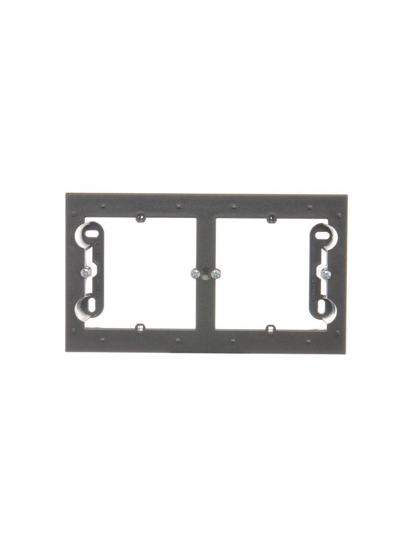 Simon 54 Premium Puszka natynkowa 2-krotna do ramek PREMIUM. Głębokość 35mm antracyt