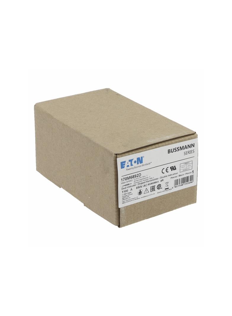 1100A 690V aR DIN 3 HSDNH FUSE Wkładka szybka 1100A AC 690V DIN 3 aR DIN IEC podwójny wskaź 170M6892