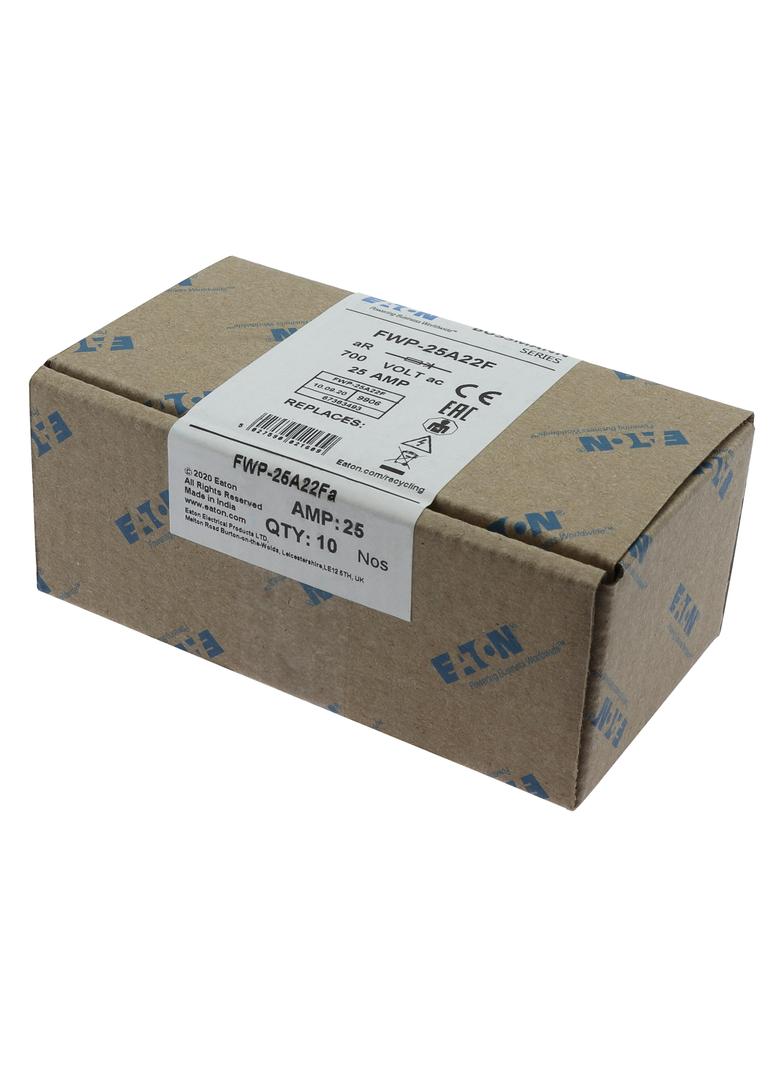 25AMP 700VAC 22 X 58MM FERRULE 25AMP 700VAC 22 X 58MM cylindryczna do półprzewodników FWP-25A22F EAT