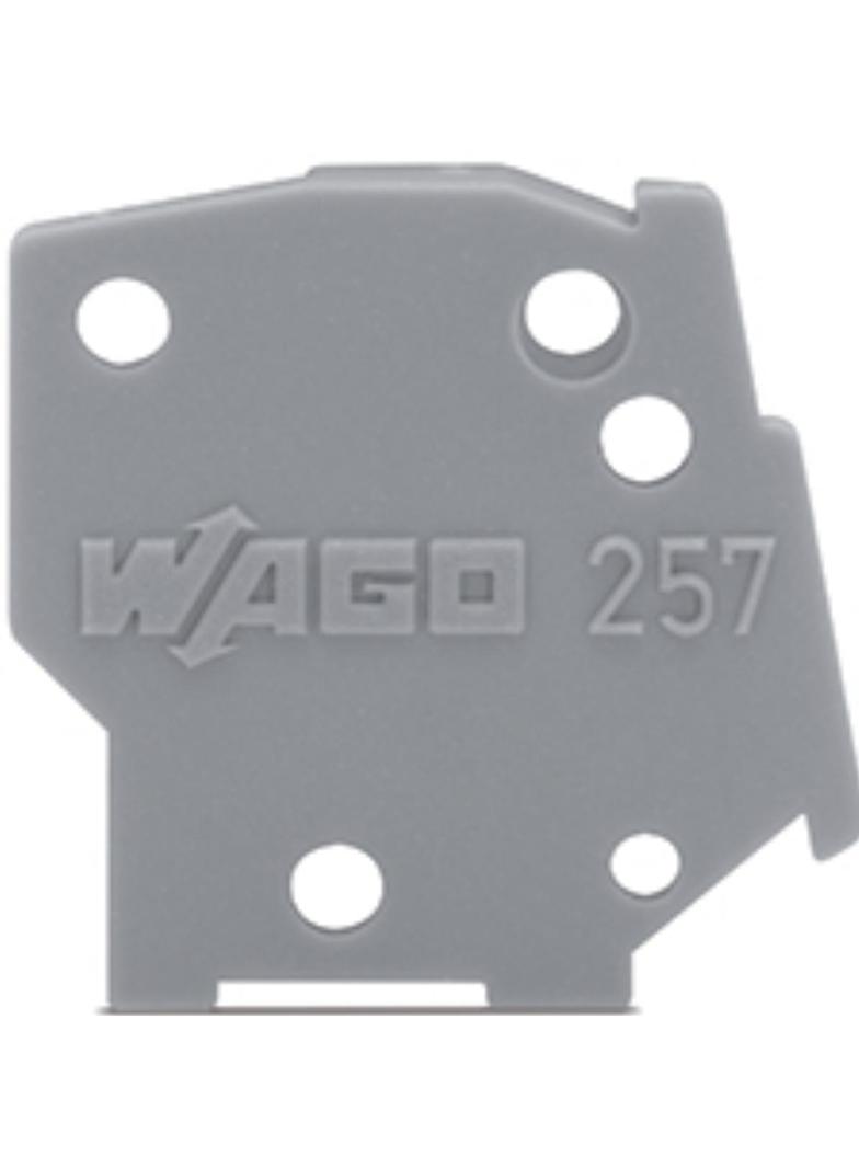 ścianka końcowa jasnoszara