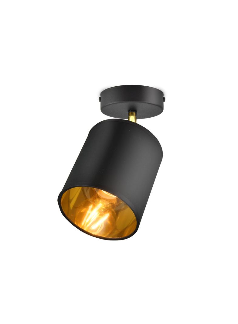 Bati SP 1 oprawa ścienno-sufitowa E27 max. 60W czarna AD-LD-6269BE27M ORNO