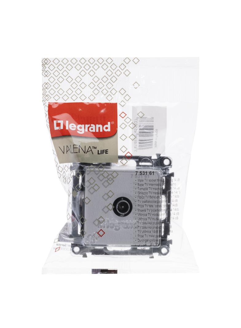 VALENA LIFE GNIAZDO TV PRZELOTOWE BIALE , Legrand