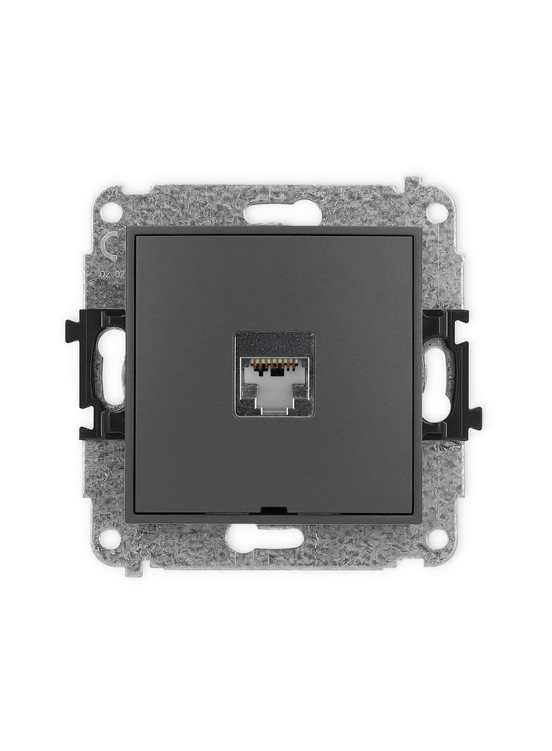 ICON Mechanizm gniazda komputerowego pojedynczego 1xRJ45, kat. 5e, ekranowany, 8-stykowy, bez pola o