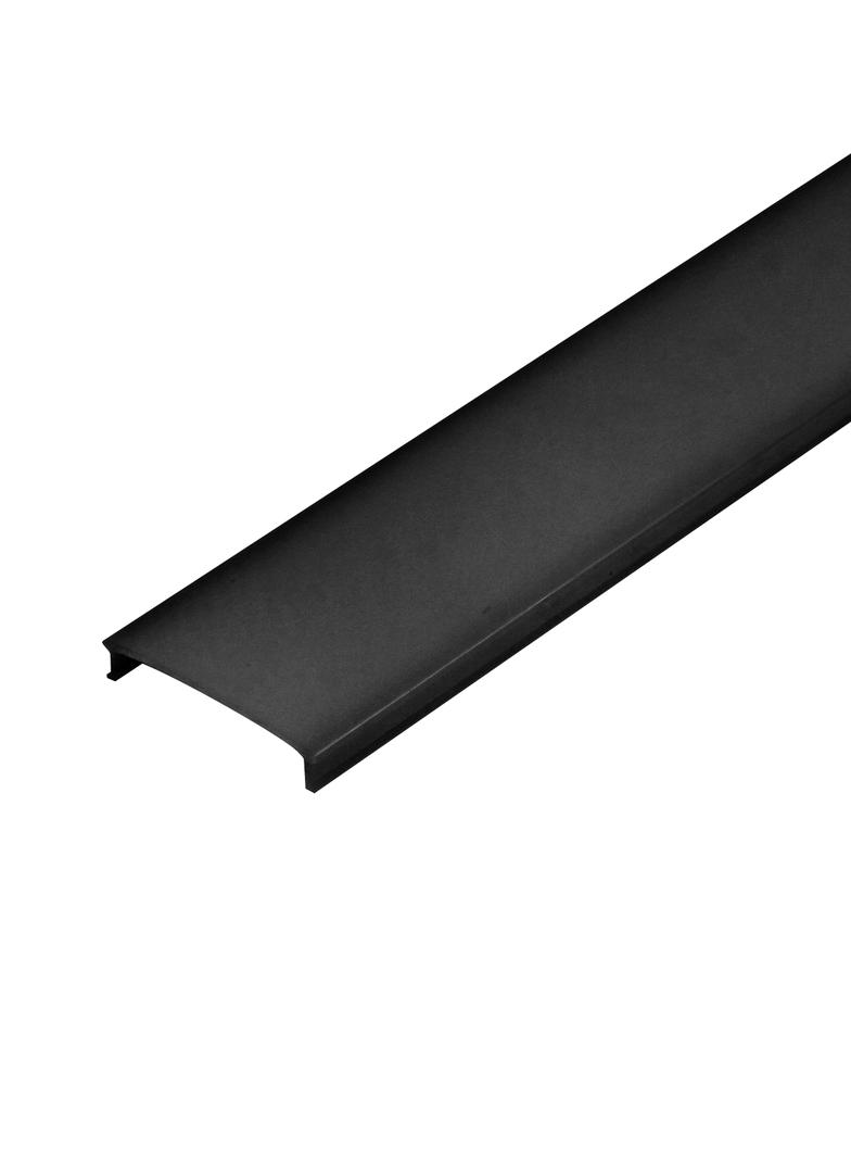 Klosz do profilu wpuszczanego w karton gips z serii AD-LP-6503, 2m, poliwęglan czarny