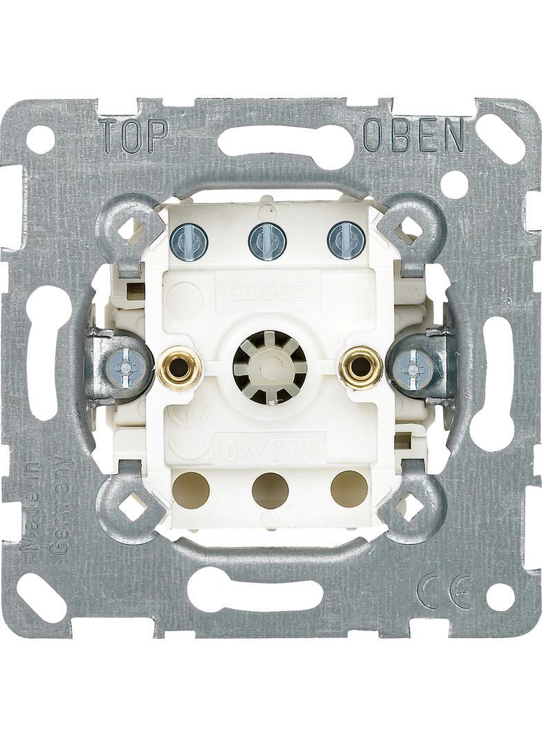 Merten mechanizm łącznika wentylatora obrotowy 230V AC 10A MTN317100 SCHNEIDER