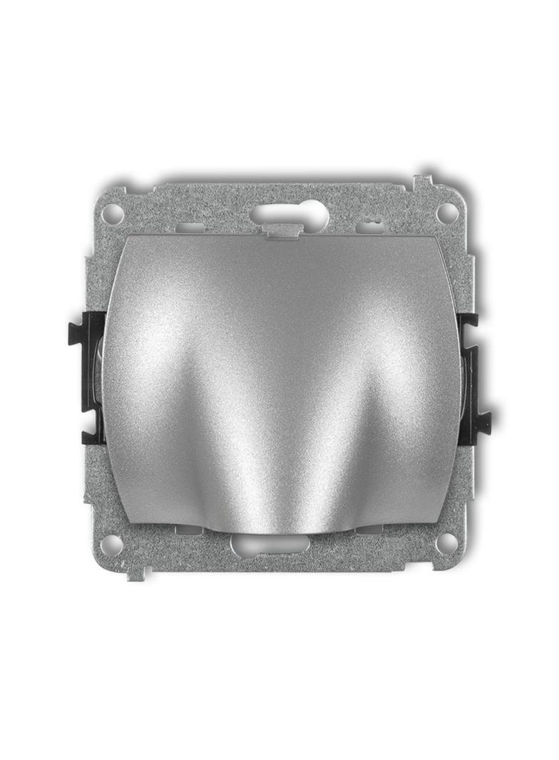 TREND Mechanizm wypustu kablowego srebrny metalik