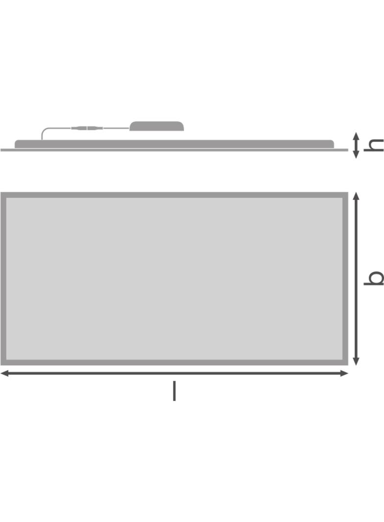 Oprawa PANEL COMPACT 1200x600 V 53W 840 U19 DALI