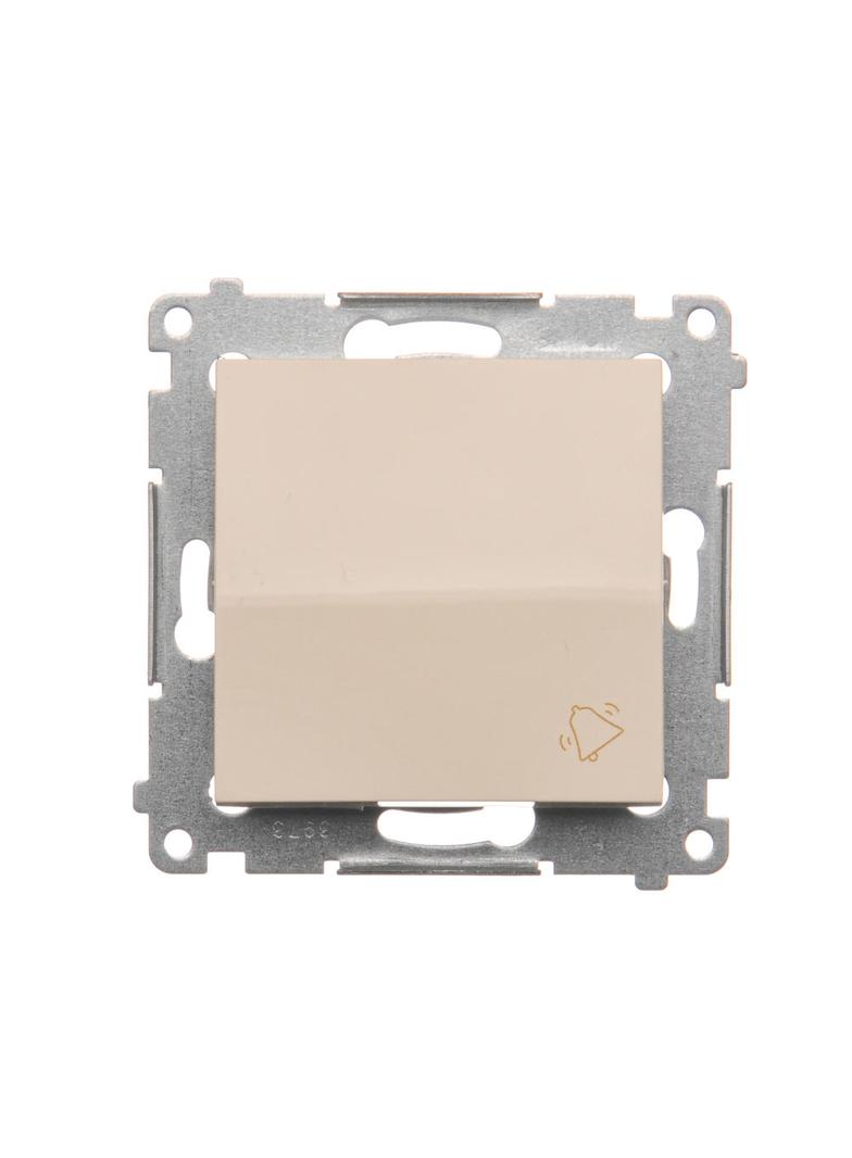 Simon 54 Przycisk „dzwonek” 10A szybkozłączka kremowy