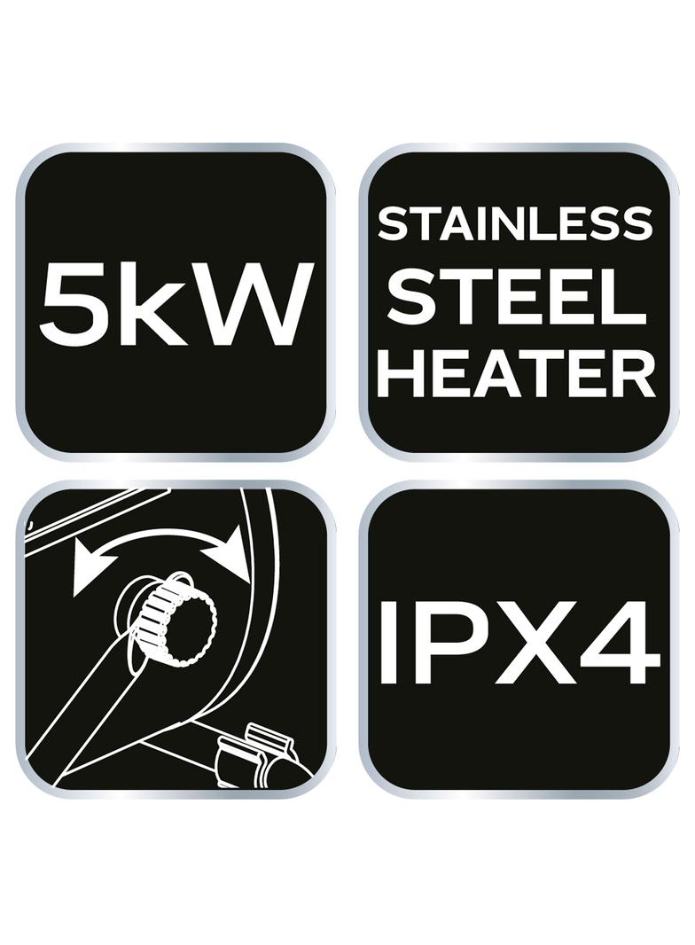 Nagrzewnica elektryczna 5kW przemysł, regulacja ustawienia, IPX4