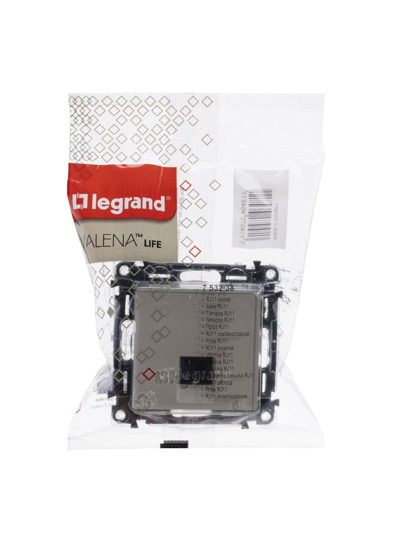 VALENA LIFE GNIAZDO 1 x RJ 12 KREMOWE, Legrand