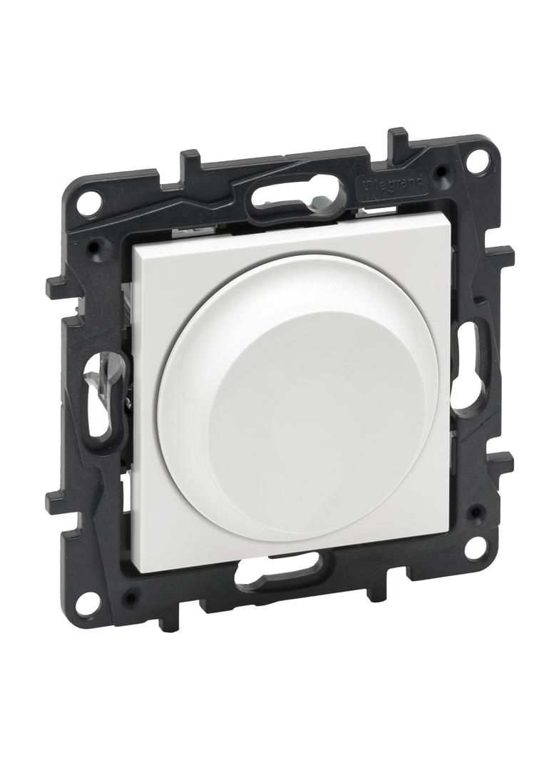 Niloe Step - ściemniacz obrotowy 2-przewodowy- kolor aluminium, Legrand