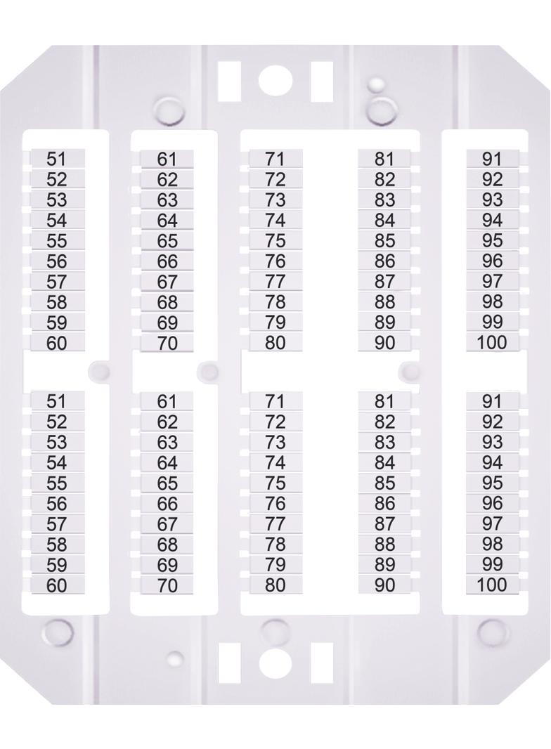 Oznacznik 51-100 (500 szt.) ESP-SHZ/1/51_100 003903198 ETI