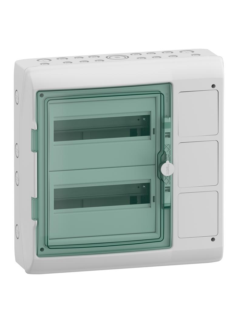 Rozdzielnica natynkowa 2x12 Mureva (dawna Kaedra) IP65 z kasetą sMRV-2-12-NT-T kaseta z 3 otworami 13439 Schneider