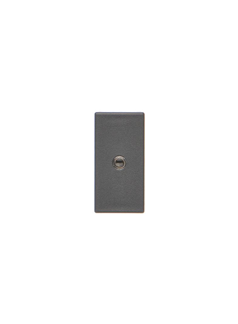 Simon Connect Płytka K45/2 gniazda mini-jack 225x45mm + wkład zaciski śrubowe szary grafit K123B/14 KONTAKT