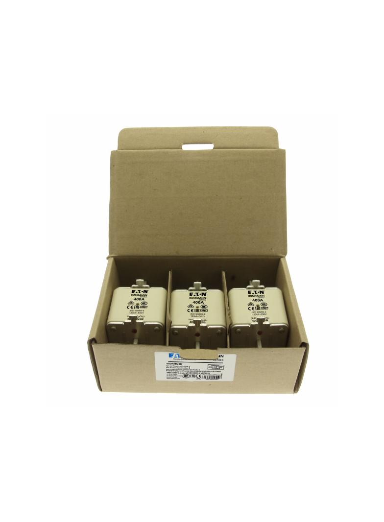 NH FUSE 400AMP 500V gG SIZE 3 DUAL IND Wkładka NH3 400A 500V GL/GG podwójny wskaźnik 400NHG3B EATON