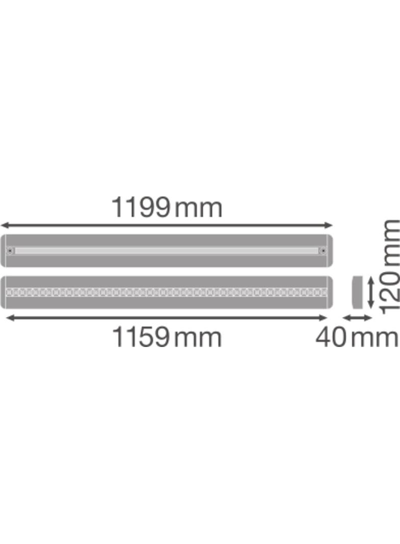 Oprawa liniowa z bezpośrednim i pośrednim rozsyłem światła LINEAR IndiviLED D/I DALI 1200 42W 4000K