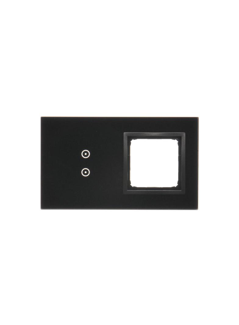 Simon 54 Touch Panel dotykowy S54 Touch 2 moduły 2 pola dotykowe pionowe + 1 otwór na osprzęt S54 zastygła lawa DSTR230/73 KONTAKT