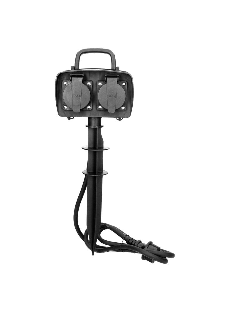 Gniazdo ogrodowe 2x2P+Z IP44 przewód 1,5m H07RN-F 3x1,5mm2 OR-AE-13138 ORNO