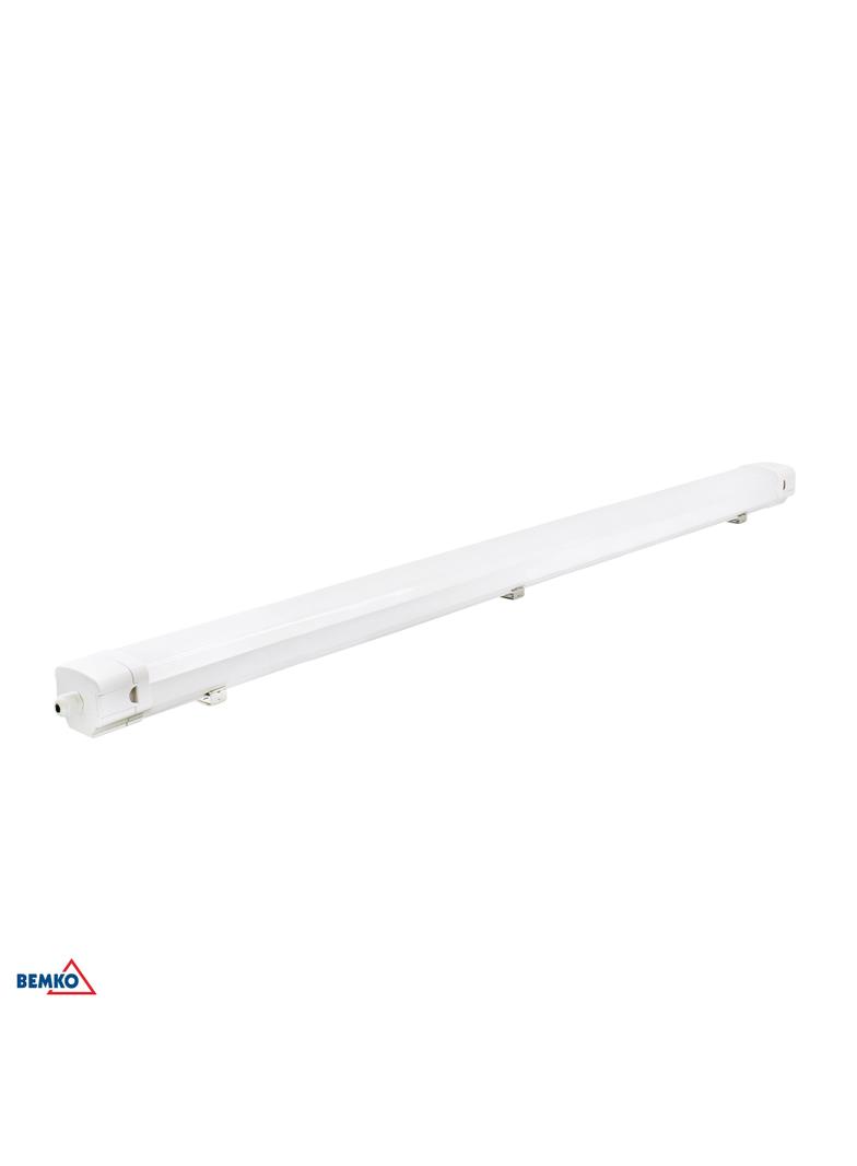 OPRAWA LAMPA HERMETYCZNA WARSZTATOWA 150cm 70W 10150lm 4000K b. neutralna IP65 BIAŁA C16-HLR-150-700-4K BEMKO